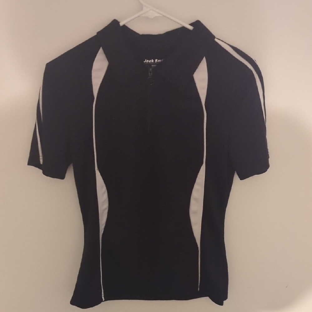 Black and White Short Sleeve Top